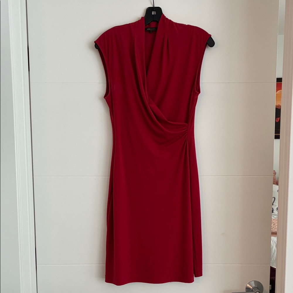 BCBGMaxAzria Red Midi Dress